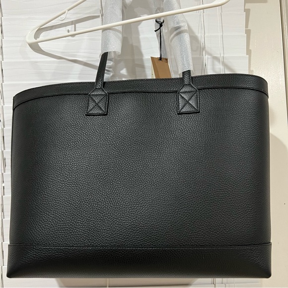 NWT Burberry Medium Black leather London tote - Picture 7 of 11